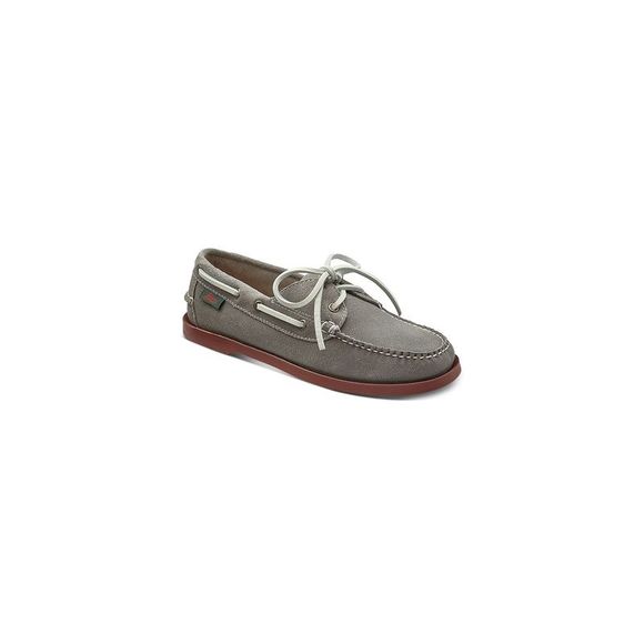 G.H. BASS Shoes - G.H. BASS Womens Gray Slip Resistant Hampton Round Toe Leather Loafers 8.5 M